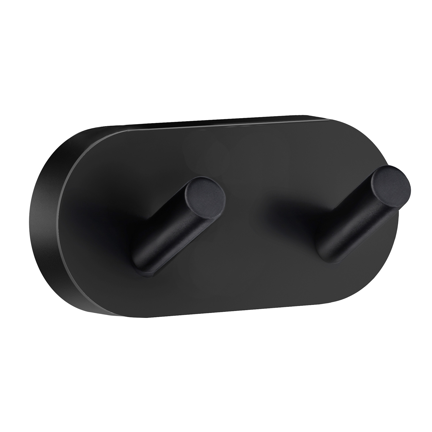 Smedbo Home Serie Bad Accessoires Messing Schwarz Hakenleiste 2